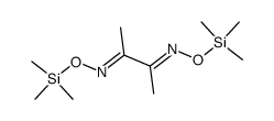 2,3-Butanedione bis[O-(trimethylsilyl)oxime] structure