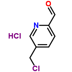 5-(Chloromethyl)pyridine-2-carbaldehyde hydrochloride Structure