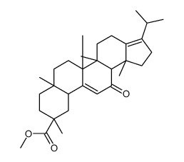 (18α)-11-Oxo-A-neooleana-3(5),12-dien-30-oic acid methyl ester结构式