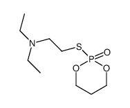 2-[[2-(Diethylamino)ethyl]thio]-1,3,2-dioxaphosphorinane 2-oxide Structure