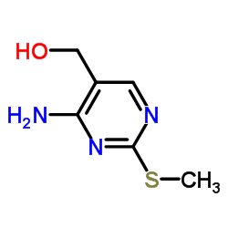 4-Amino-5-hydroxymethyl-2-(methylthio)pyrimidine structure