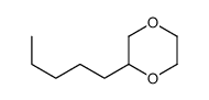 2-pentyl-1,4-dioxane Structure