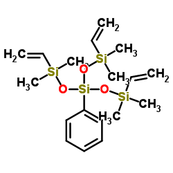 3-[[二甲基(乙烯基)硅烷基]氧]-1,1,5,5-四甲基-3-苯基-1,5-二乙烯基三硅氧烷结构式