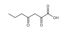 2,4-dioxo-heptanoic acid Structure