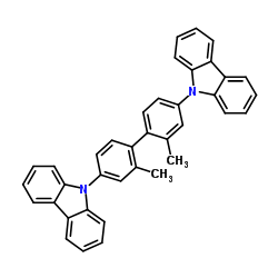 4,4'-Bis(9-carbazolyl)-2,2'-dimethylbiphenyl structure