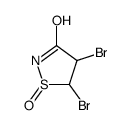 4,5-dibromo-1-oxo-1,2-thiazolidin-3-one Structure