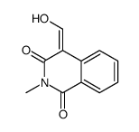 4-(hydroxymethylidene)-2-methylisoquinoline-1,3-dione结构式