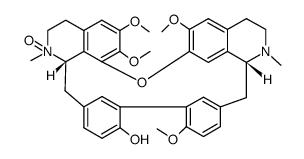 6,7,6',12'-tetramethoxy-2ξ,2'-dimethyl-2ξ-oxy-rodiasan-12-ol结构式