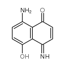 4-Imino-5-hydroxy-8-amino-1(4H)-naphthalenone structure