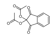 (2-acetyloxy-1,3-dioxoinden-2-yl) acetate结构式