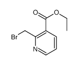 Ethyl 2-(bromomethyl)nicotinate结构式