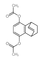 1,4-Ethanonaphthalene-5,8-diol, 1,4-dihydro-, diacetate Structure