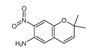 6-amino-2,2-dimethyl-7-nitro-2H-benzo[b]pyran结构式