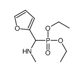 1-diethoxyphosphoryl-1-(furan-2-yl)-N-methylmethanamine结构式