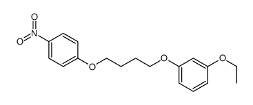 1-ethoxy-3-[4-(4-nitrophenoxy)butoxy]benzene结构式