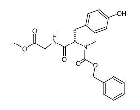 Cbz-N-methyl-Tyr-Gly-OMe Structure