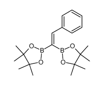 (Ph)CH=C(B(pinacolato))2 Structure