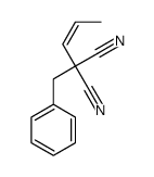 2-benzyl-2-prop-1-enylpropanedinitrile Structure