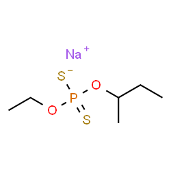 sodium O-(sec-butyl) O-ethyl dithiophosphate结构式