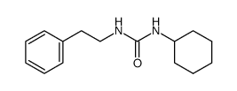 N-cyclohexyl-N'-phenethylurea Structure