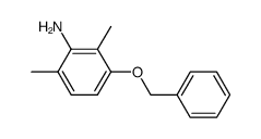 2,6-dimethyl-3-(phenylmethoxy)-benzenamine structure