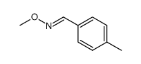 4-Methyl-benzaldehyde O-methyl-oxime Structure