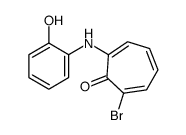 2-bromo-7-(2-hydroxyanilino)cyclohepta-2,4,6-trien-1-one Structure