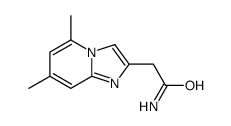 2-(5,7-dimethylimidazo[1,2-a]pyridin-2-yl)acetamide结构式