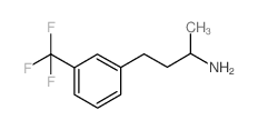 1-Methyl-3-[3-(trifluoromethyl)phenyl]propylamine结构式