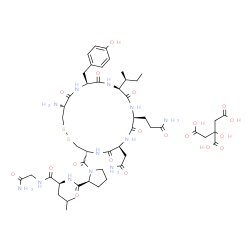 oxytocin dihydrogen citrate Structure