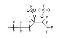 perfluorohexane-2,3-diyl bis(sulfurofluoridate)结构式