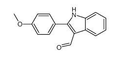 2-(4-methoxyphenyl)-1H-indole-3-carbaldehyde Structure