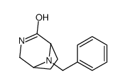 8-benzyl-3,8-diazabicyclo[3.2.1]octan-4-one Structure