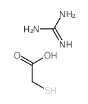 guanidine; 2-sulfanylacetic acid结构式