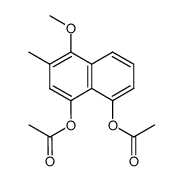 1-methoxy-2-methyl-4,5-naphthylene diacetate Structure