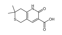 2H-Thiopyrano[4,3-b]pyridine-3-carboxylic acid, 1,5,7,8-tetrahydro-7,7-dimethyl-2-oxo Structure