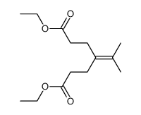 4-isopropylidene-heptanedioic acid diethyl ester Structure