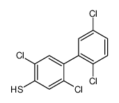 2,5-dichloro-4-(2,5-dichlorophenyl)benzenethiol结构式