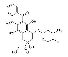 4-demethoxy-4'-O-methyldoxorubicin Structure