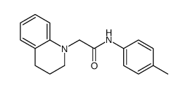 2-(3,4-dihydro-2H-quinolin-1-yl)-N-(4-methylphenyl)acetamide Structure