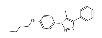 1-(4-butoxyphenyl)-5-methyl-4-phenyltriazole结构式