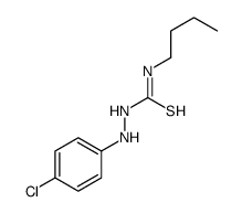 1-butyl-3-(4-chloroanilino)thiourea Structure