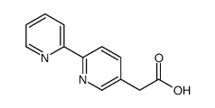 2-(6-pyridin-2-ylpyridin-3-yl)acetic acid Structure