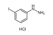 (3-Iodophenyl)hydrazine hydrochloride structure