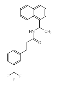 N-(1-(NAPHTHALEN-1-YL)ETHYL)-3-(3-(TRIFLUOROMETHYL)PHENYL)PROPANAMIDE picture