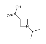 1-异丙基氮杂环丁烷-3-羧酸结构式