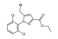 5-bromomethyl-1-(2,6-dichlorophenyl)-1H-pyrazole-3-carboxylic acid ethyl ester picture