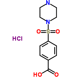 4-(PIPERAZIN-1-YLSULFONYL)BENZOIC ACID HYDROCHLORIDE picture