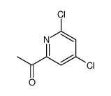 1-(4,6-dichloropyridin-2-yl)ethanone structure