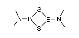 2,4-bis(dimethylamino)-cyclo-1,3-dithia-2,4-diboretane结构式